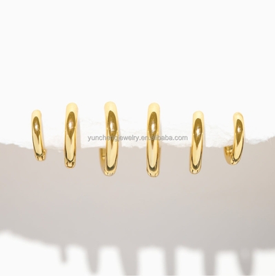 جواهرات نقره ای کوچک 18K طلا 9MM 11MM 13MM حلقه برای FedEx DHL UPS TNT EMS حمل و نقل