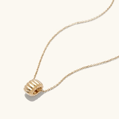 طلای 925 نقره ای ساده یک حلقه حلقه جذاب گردنبند OEM