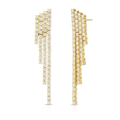 گوشواره های زره ای 18K زره ای