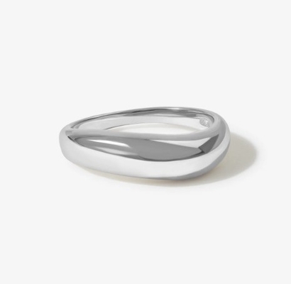 US5-US10 925 حلقه های نقره ای استرلینگ 18K طلا شده