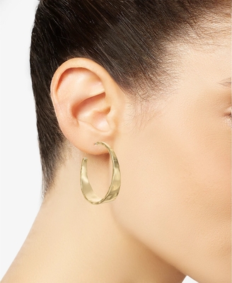 حلقه مس متوسط گوشواره های 14k طلایی گوشواره های متوسط