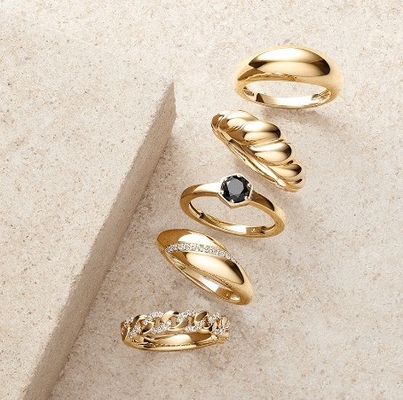 مایکرون پاو CZ 18K زره پوشیده زنجیره ای پیوند 925 استرلینگ نقره حلقه های زنانه