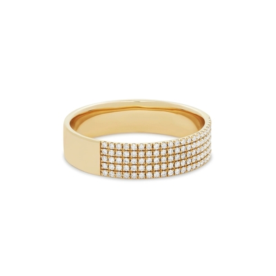 مایکرون پاو CZ 18K حلقه های طلا شده سنگ قیمتی سیگار 925 نقره ای