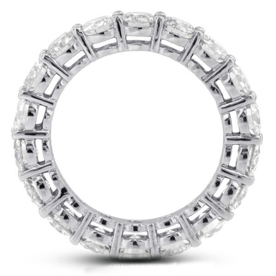 925 استرلینگ نقره 4 میلی متر CZ Eternity Band حلقه دوستانه با محیط زیست بله