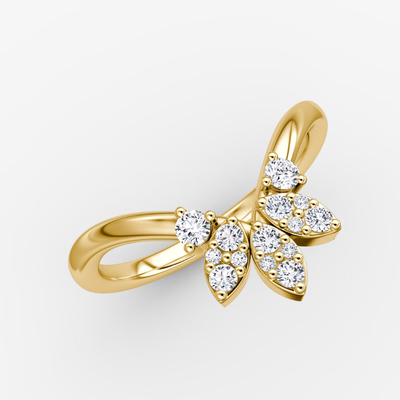 تازه واردان طراحي رنگ هاي زيباي 925 استرلينگ نقره 18K طلايي