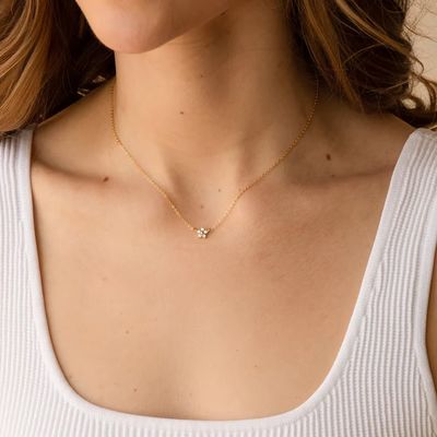 گردنبند نقره استرلینگ 925 زنانه OEM / ODM بدون سنگ اصلی