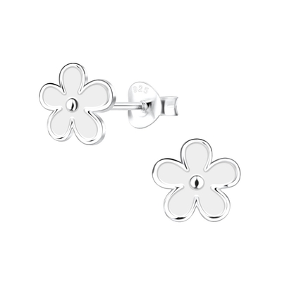 گوشواره‌های میخی بچه‌گانه ضد حساسیت نقره استرلینگ 925 با روکش طلای 18 عیار