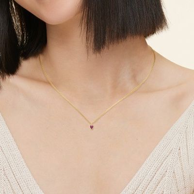 کلاسيک 925 استرلينگ نقره قلب شکل زمرد بيزل گردنبند قلاده