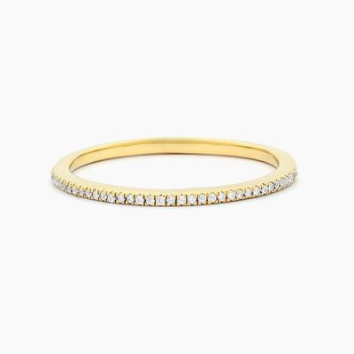 ماده داغ 18K طلا شده نصف ابدیت قابل جمع و جور 925 نقره ای زنانه