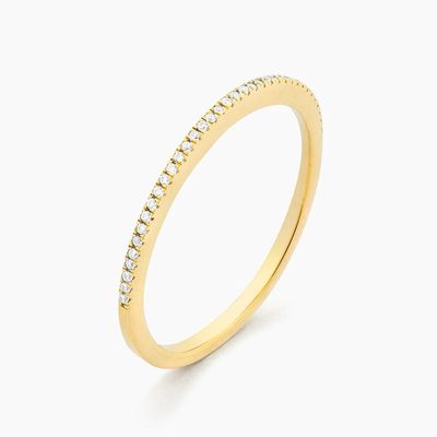 ماده داغ 18K طلا شده نصف ابدیت قابل جمع و جور 925 نقره ای زنانه