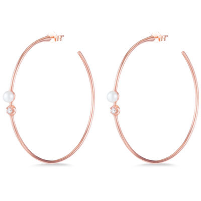 گوشواره های 925 استرلینگ نقره ای 4mm-4.5mm گوشواره های مروارید آب شیرین