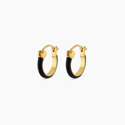 گوشواره های رنگین 925 استرلینگ نقره ای 18K طلایی گوشواره های هپ