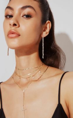 جواهرات سفارشی گوشواره های دیگر نوع Long Silver Plating گوشواره ها با Marquis CZ Stone