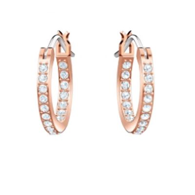 گوشواره هاي زيبا آبي سفيد Cz 925 نقره اي استرلينگ گوشواره هاي زنانه