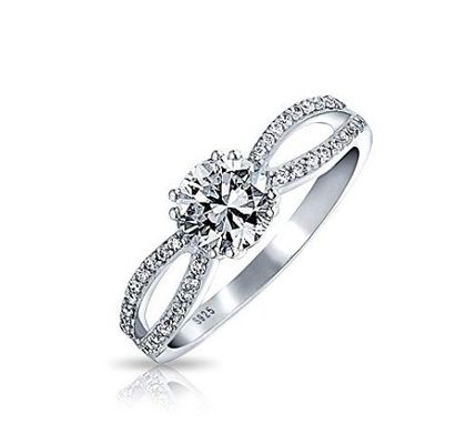 حلقه نقره ای 925 استرلینگ برای زنان