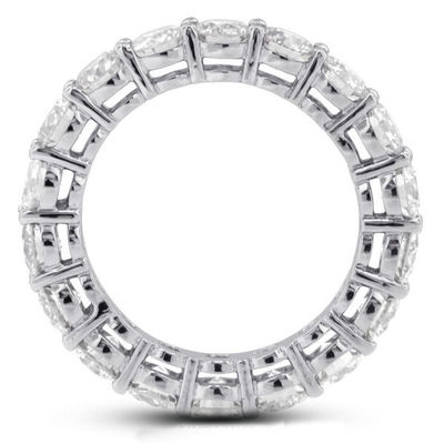 925 استرلینگ نقره 4 میلی متر CZ Eternity Band حلقه دوستانه با محیط زیست بله