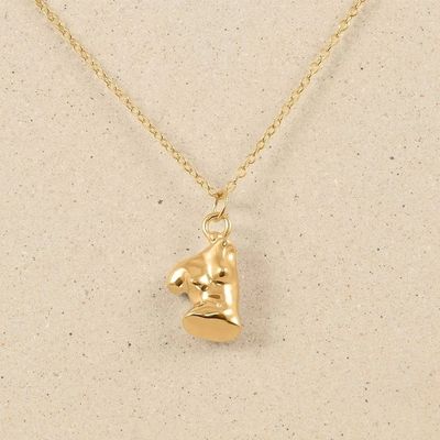 زنانه بودن ونوس 18K طلا شده 925 نقره ای پر شده گردنبند قلاده ای برای مهمانی