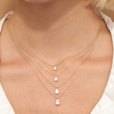 گردنبند زنانه زيرکون 925 استرلينگ