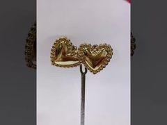 گوشواره نقره ای صاف