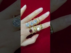 925 استرلینگ نقره 4 میلی متر CZ Eternity Band حلقه دوستانه با محیط زیست بله